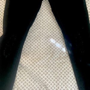 Blacker than black ripped jeans